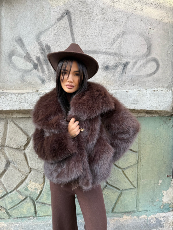 Палто Ters Dark Chocolate