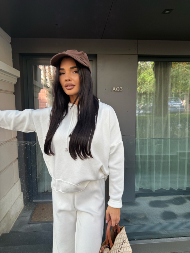 Плетен суитшърт Benitta White