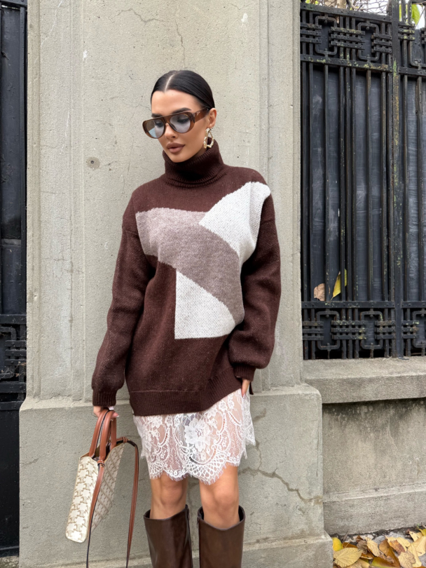 Плетена туника Alaria Chocolate