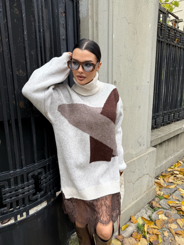 Плетена туника Alaria Oat Milk