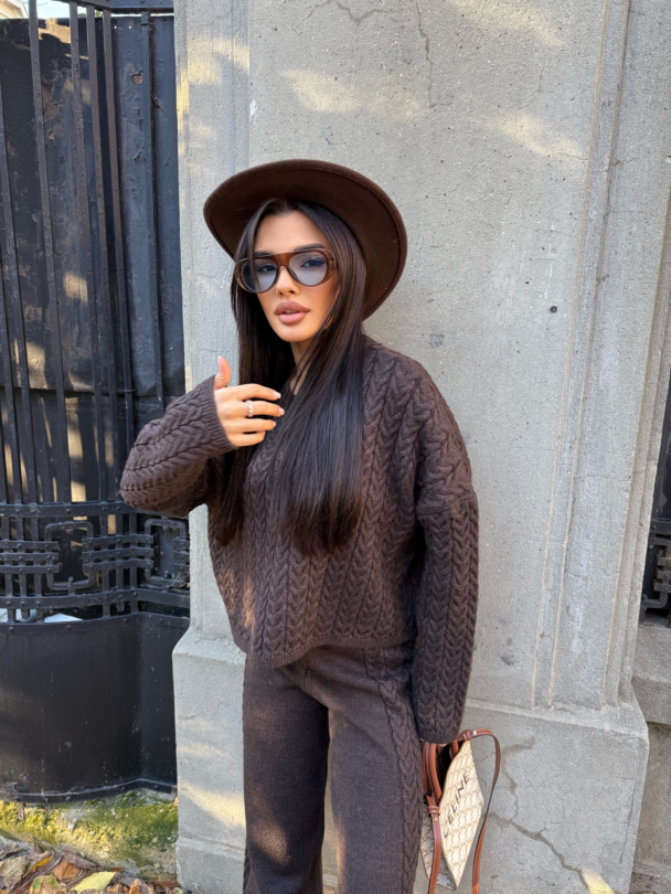 Пуловер Michelle Dark Chocolate