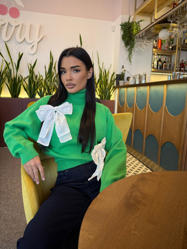 Пуловер поло Soft Rebel Green 