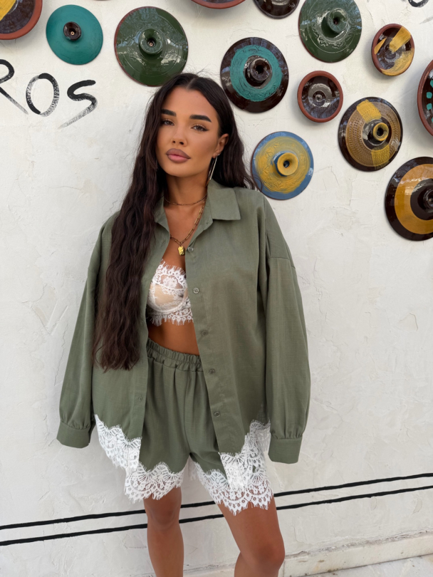 Риза Amangiri Olive Breeze