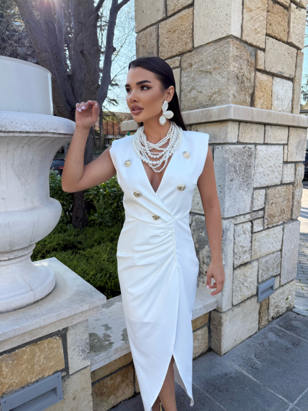 Рокля Brella White