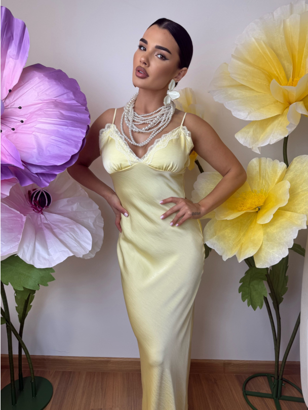 Рокля Magnero Butter Yellow