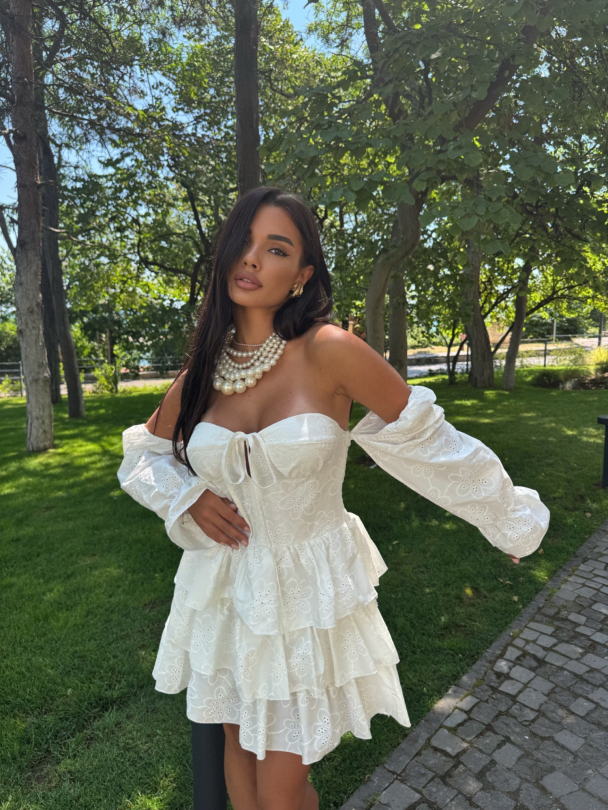 Рокля Marea Mar White
