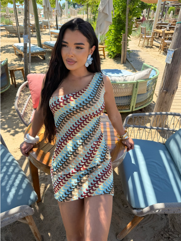 Рокля Messaro Blue Lagoon