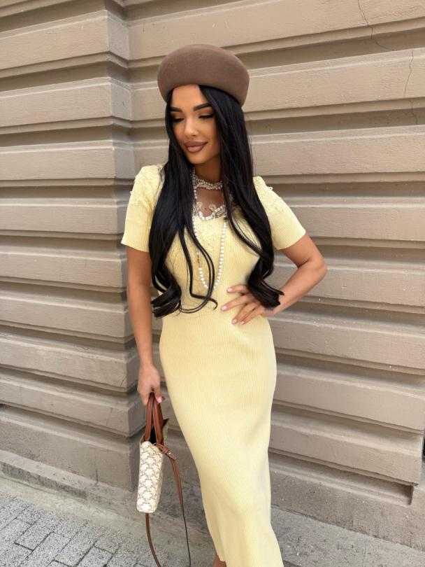 Рокля Soles Butter Yellow