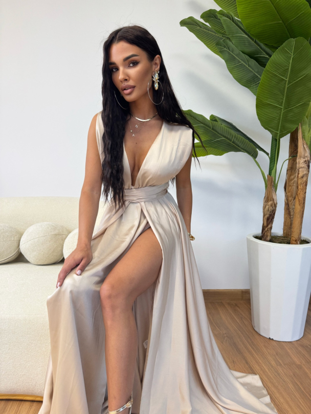 Рокля Timeless Sheen Golden Hour