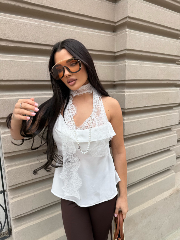 Сет потник и шал Kara White