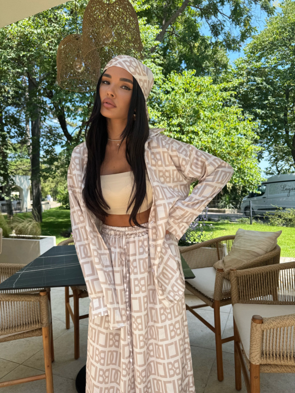 Сет риза и кърпа за глава Lambadas Ice Coffee