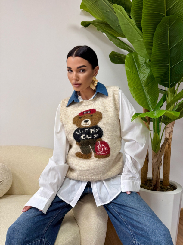 Сет риза и пуловер Lucky Cutie