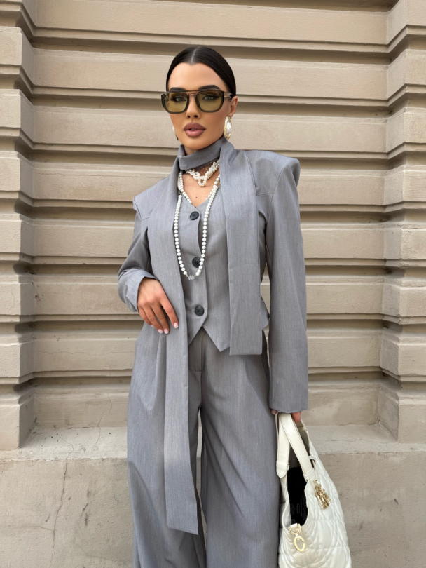 Сет сако и шал Kevin Grey