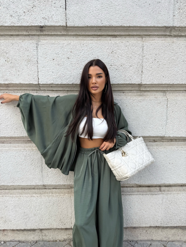 Суитшърт Amika Olive