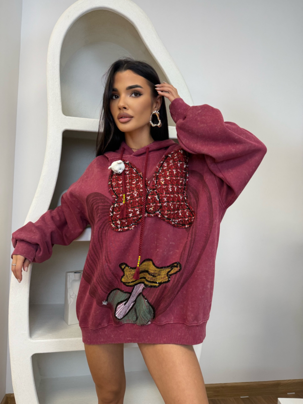 Суитшърт Arty Burgundy