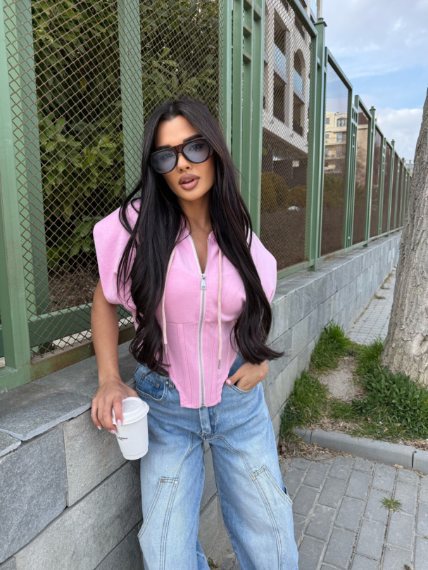 Суитшърт Ferosa Pink