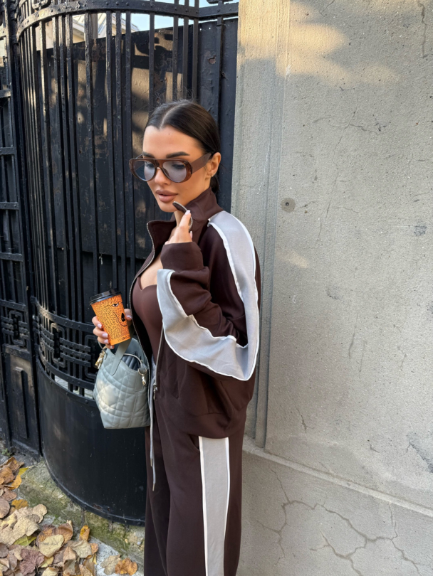 Суитшърт Fiorellie Chocolate