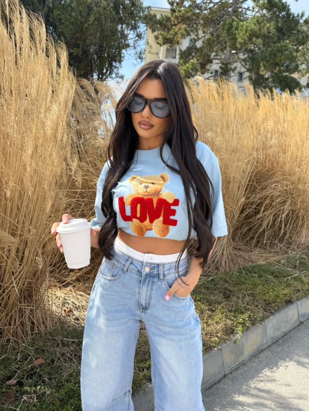 Тениска Bruno Relax Baby Blue