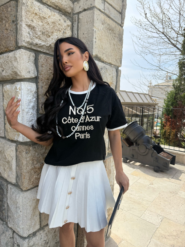 Тениска Cannes Black