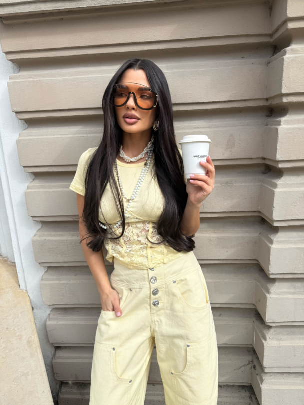 Тениска Dario Butter Yellow