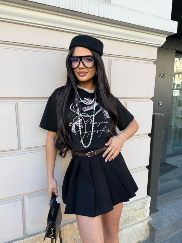 Тениска Gentle Short Black