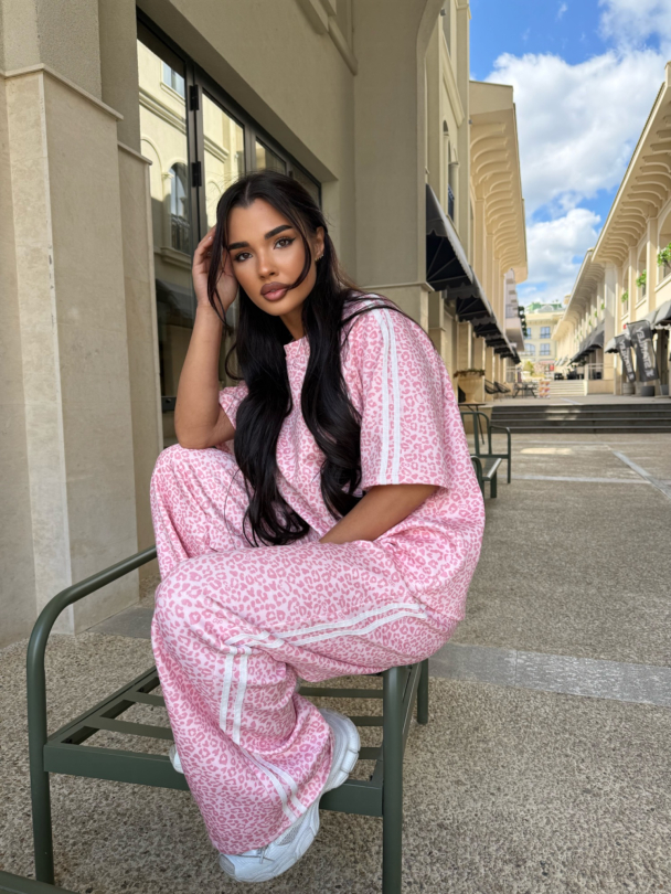 Тениска Jeffry Pink