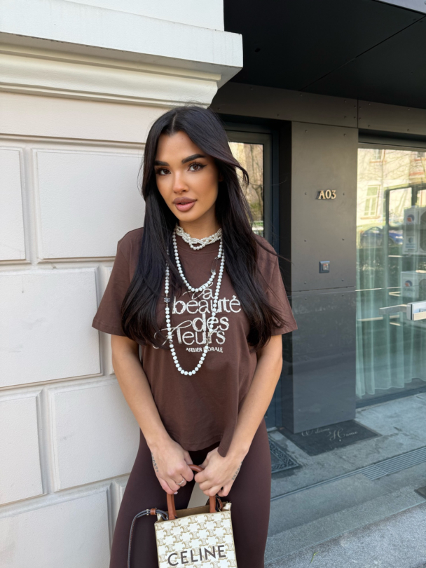 Тениска La Beaute Chocolate