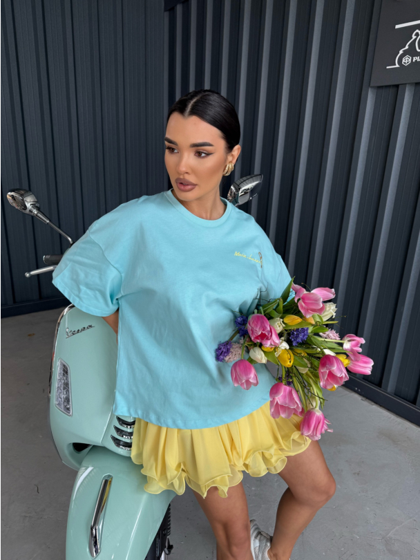 Тениска Main Character Blue