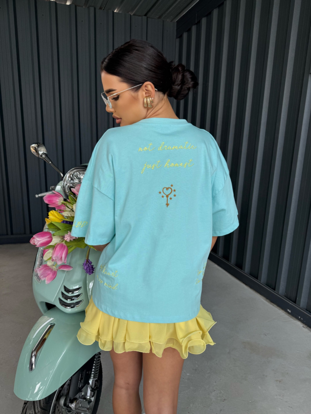 Тениска Main Character Blue