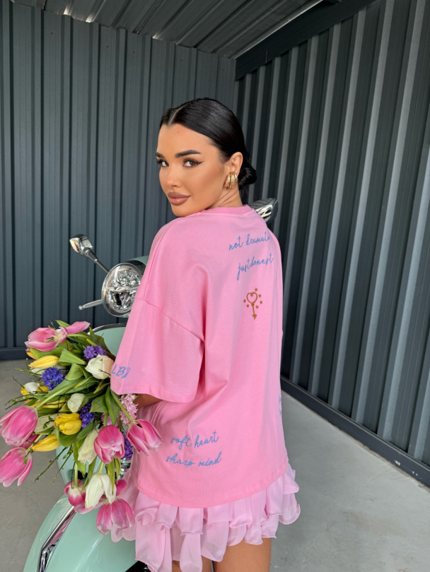 Тениска Main Character Pink