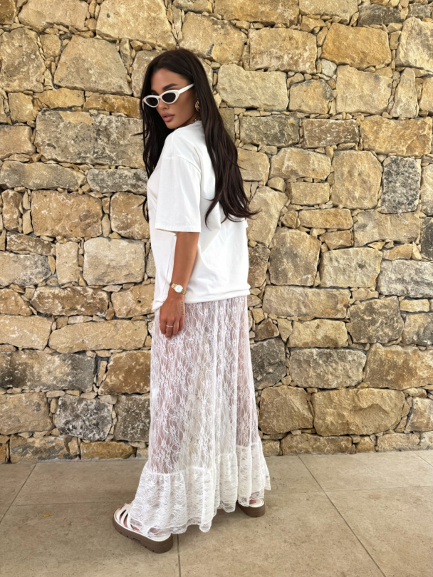 Тениска Summer Muse Cream