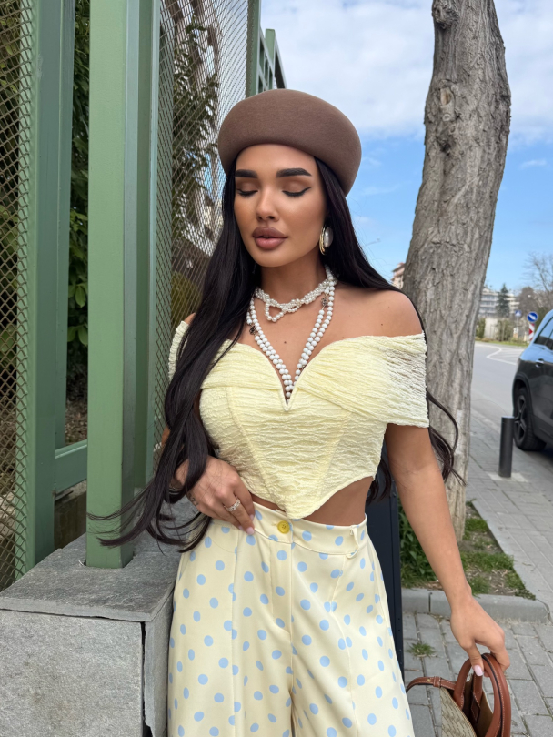 Топ Ledorra Butter Yellow