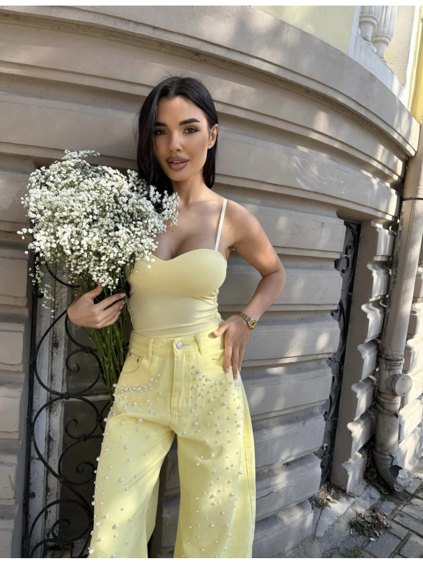 Топ Second Skin Butter Yellow