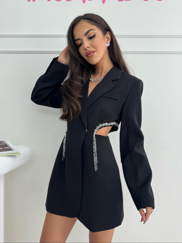 Блейзър-рокля Keysha Black | LBD.BG